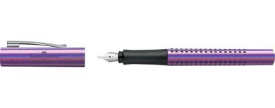 Faber Castell FC-140840 Vulpen Faber-Castell Grip Glam M Paars Faber Castell FC-140840 Vulpen Faber-Castell Grip Glam M Paars