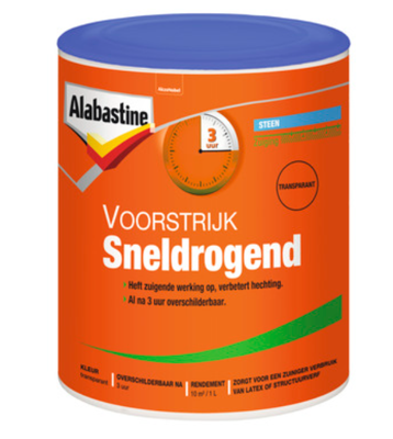 Voorstrijk sneldrogend transp 1l Alabastine - Alabastine Voorstrijk sneldrogend transp 1l Alabastine - Alabastine