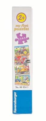 Ravensburger Mijn Eerste Puzzels puzzelset Op het werk - 2 + 4 + 6 + 8 stukjes - thumbnail