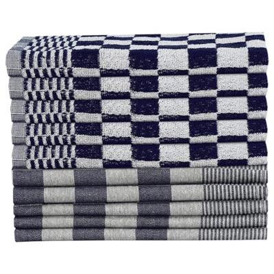 10-delige Keukendoekenset katoen blauw en wit 10-delige Keukendoekenset katoen blauw en wit