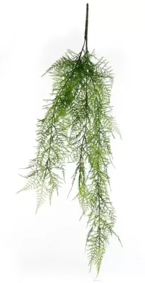 Mica Decorations kunst hangplant varen 80cm groen