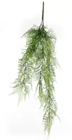 Mica Decorations kunst hangplant varen 80cm groen - thumbnail