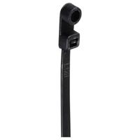 TRU COMPONENTS TC-12814172 Kabelbinder 370 mm 4.8 mm Zwart Met schroefsokkel, UV-bestendig 100 stuk(s) - thumbnail