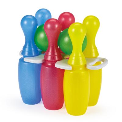 Ecoiffier bowlingset met 6 kegels en 2 ballen