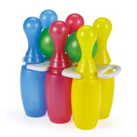 Ecoiffier bowlingset met 6 kegels en 2 ballen - thumbnail