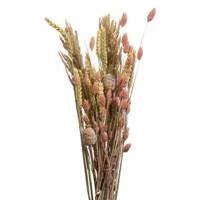 Droogbloemen boeket mix - roze - klein - thumbnail