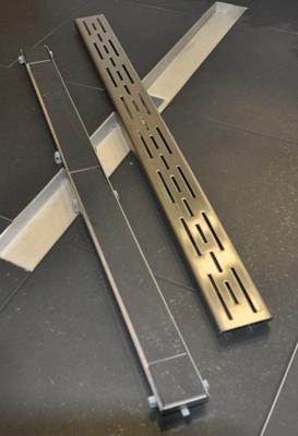 Tegelrooster voor douchegoot Wiesbaden 80 cm | RVS Tegelrooster voor douchegoot Wiesbaden 80 cm | RVS