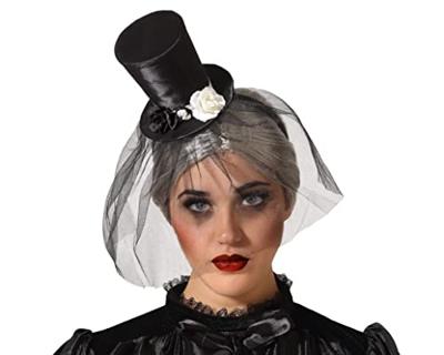 hoofdband Zwarte Weduwe Halloween