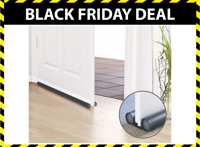 Dubbele Tochtstoppers voor deuren - Aanpasbaar - 2 stuks - 95 cm - Grijs - thumbnail