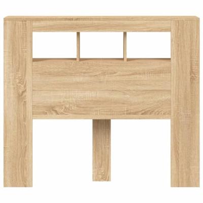 Hoofdbord 120x18,5x103,5 cm bewerkt hout sonoma eikenkleurig Hoofdbord 120x18,5x103,5 cm bewerkt hout sonoma eikenkleurig