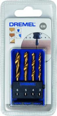 Dremel accessoires Houtborenset 4 stuks | 26150636JA - 26150636JA - thumbnail