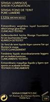 Sensai Luminous Sheer Foundation SPF15 206 Brown Beige 30 ml Dames - thumbnail