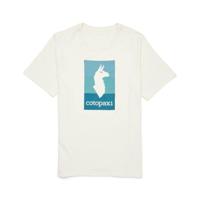 Cotopaxi Llama Block T-shirt Heren Bone L - thumbnail
