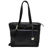 Leren laptoptas dames 15.6 inch - zwart - MŌSZ Denise - thumbnail