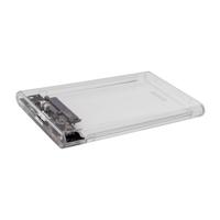 Savio 2,5" externe HDD/SSD-behuizing, USB 3.0, transparant, AK-66 - thumbnail