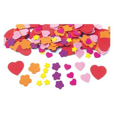 Colorations - hart, bloemen vormen foam, 150st.