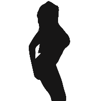 Sexy girl - Muursticker - thumbnail