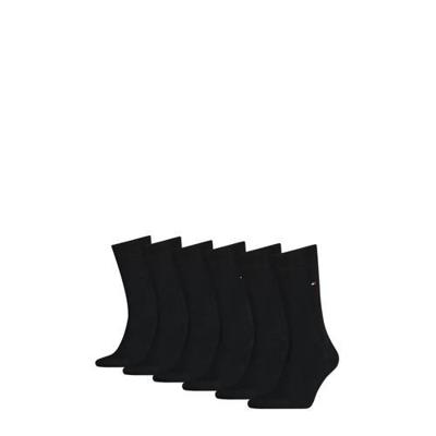 Tommy Hilfiger 6-paar sokken heren - Classic - Multipack katoenen heren sokken - Kousen - 46 - Zwart - 46 - 46 - 46