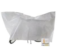 Vk fietsbeschermhoes (2) classic wit met ringen - thumbnail