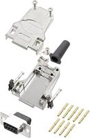 encitech DTZF09-DBCS-K 6355-0048-11 D-sub female connectorset 180 ° Aantal polen: 9 Crimpen 1 stuk(s) - thumbnail
