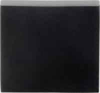 Formani Square LSQB50 blind afdekplaatje - mat zwart - thumbnail