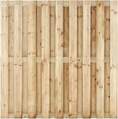 Elephant vuren schutting FSC recht 180x180 cm