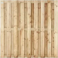 Elephant vuren schutting FSC recht 180x180 cm - thumbnail