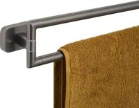 Ben Mykanto handdoekhouder gebortseld zwart - thumbnail