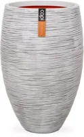 Capi bloempot nature rib elegant deluxe 45x72 cm ivoorkleurig - thumbnail