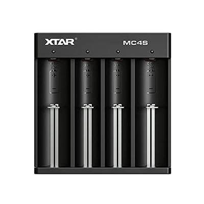 Batterijlader voor 18650 Li-ion / NiMH cilindrische batterijen Xtar MC4S