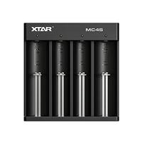 Batterijlader voor 18650 Li-ion / NiMH cilindrische batterijen Xtar MC4S - thumbnail