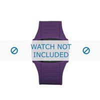 Diesel horlogeband DZ1385 Silicoon Paars 28mm - thumbnail