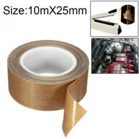 Hoog temperatuurbestendig textieltape van Teflon dichting Machine warmte isolatietape grootte: 10 m x 25 mm - thumbnail