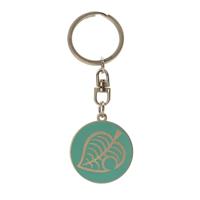 Animal Crossing Keychain - Leaf Logo - thumbnail