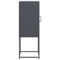 Dressoir 36x39x107 cm koudgewalst staal antracietkleurig - thumbnail