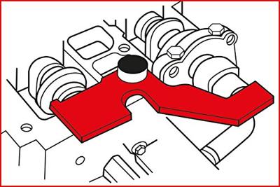 KS Tools 4004150 Motorinstelgereedschapsset voor Ford, 5-delig