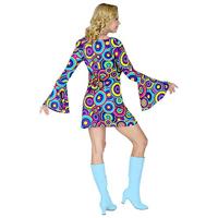 Jaren 70 Groovy Jurk Cirkels - thumbnail
