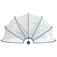 VidaXL Zwembadoverkapping rond 467x234 cm pvc - thumbnail