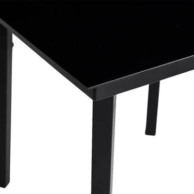 5-delige Tuinset met kussens poly rattan glas grijs - thumbnail