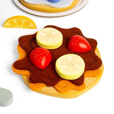 Bigjigs houten pannenkoeken speelset, 16dlg. - thumbnail