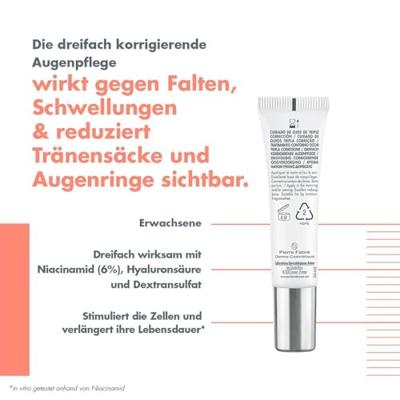 Avène Hyaluron Activ B3 Drievoudige corrigerende Oogverzorging anti-aging, Hyaluronzuur & Niacinamide 15ml