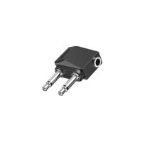 Hama audioadapter 2x 3,5-mm-jack-stekker mono - 3,5-mm-jack-kopp. stereo - thumbnail