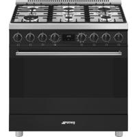 SMEG B91GMMBNLK2 Classici Esthetisch Fornuis met Gas Kookplaat - thumbnail