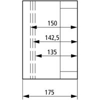 Eaton CI43X-150 24646 Universele behuizing 175 x 375 x 250 Polycarbonaat Grijs 1 stuk(s) - thumbnail