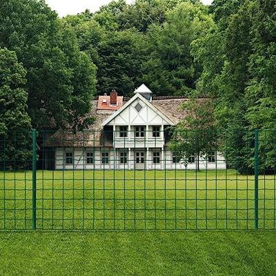 VidaXL Euro hek 20x1 m staal groen