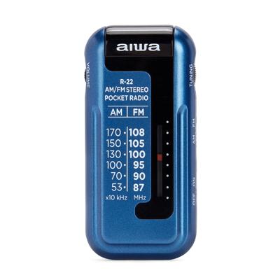 Transistorradio Aiwa R-22BL Blauw - thumbnail