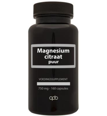 Magnesium citraat puur 650mg 160 Vegetarische capsules Magnesium citraat puur 650mg 160 Vegetarische capsules