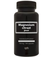 Magnesium citraat puur 650mg 160 Vegetarische capsules - thumbnail