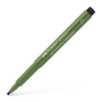 Faber Castell Kalligrafiepen Pitt - C 174 chroomgroen ondoorzichtig