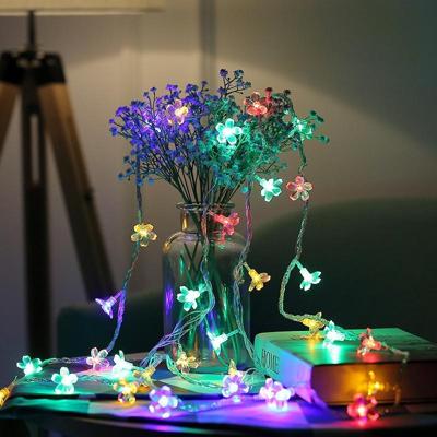 5m 50 LEDs kersenbloesem vakantie decoratieve licht batterij aangedreven (kleurrijke Light)